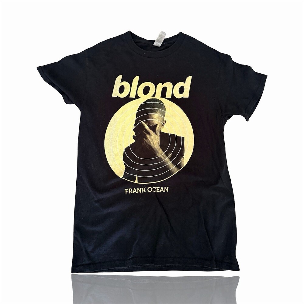Frank Ocean Blond Graphic T-Shirt Men's Size S Black Short Sleeve Crewneck